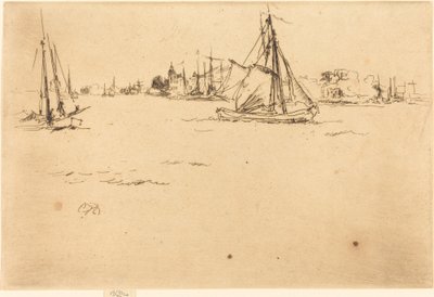 Dordrecht, 1884. tekijältä James Abbott McNeill Whistler