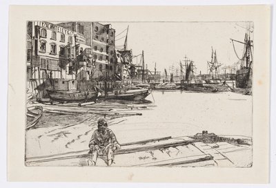 Eagle Wharf (Tyzac Whiteley ja Co.) tekijältä James Abbott McNeill Whistler