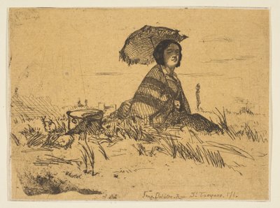 Auringossa, 1858. tekijältä James Abbott McNeill Whistler