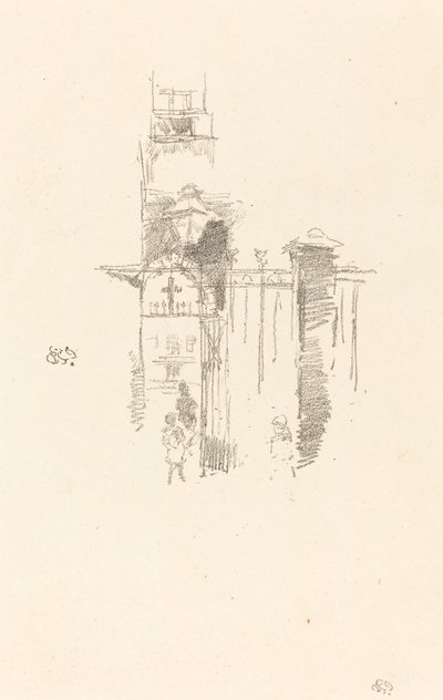 Sisäänkäynti, 1887. tekijältä James Abbott McNeill Whistler