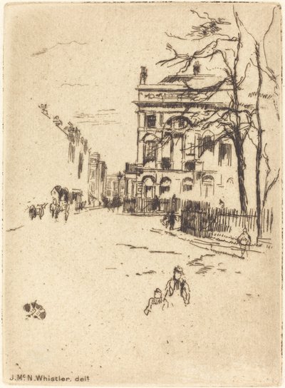 Fitzroyn aukio. tekijältä James Abbott McNeill Whistler