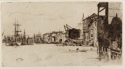 Moll de Lliure Comerç, 1877. finlandès tekijältä James Abbott McNeill Whistler