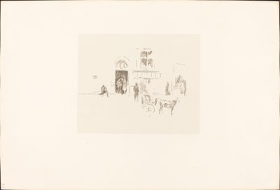 Gaiety Stage Door, 18791887. tekijältä James Abbott McNeill Whistler