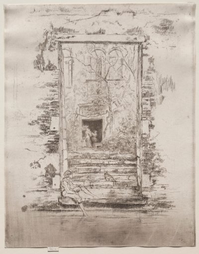 Puutarha, 1886. tekijältä James Abbott McNeill Whistler