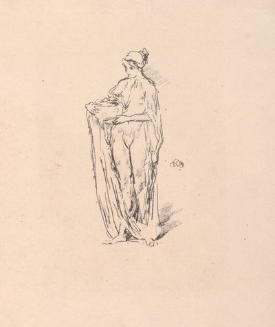 Tyttö kulholla, 1895. tekijältä James Abbott McNeill Whistler