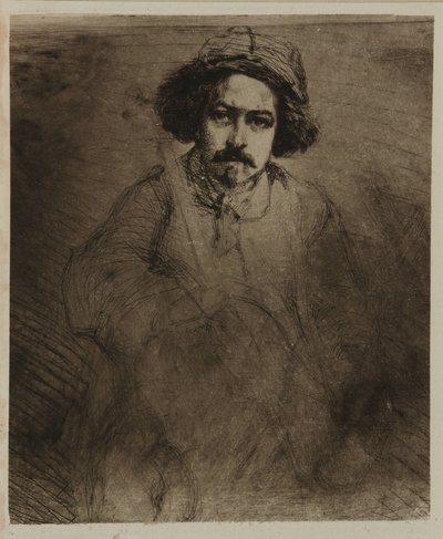 J. Becquet, kuvanveistäjä, 1859. tekijältä James Abbott McNeill Whistler
