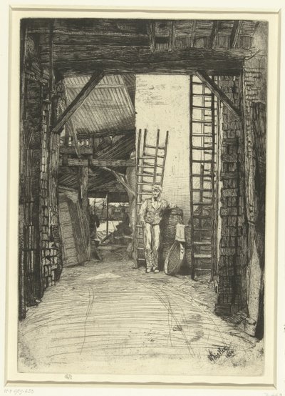 Kalkbrander Kalkinpoltin Kuusitoista etsausta Thames-joesta ja muista aiheista (sarjan nimi) tekijältä James Abbott McNeill Whistler