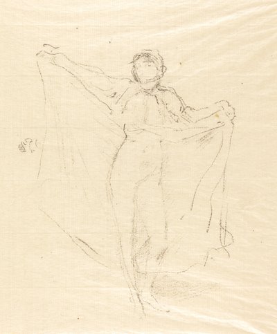 La Danseuse: Tutkimus alastonkuvasta, n. 1891. tekijältä James Abbott McNeill Whistler