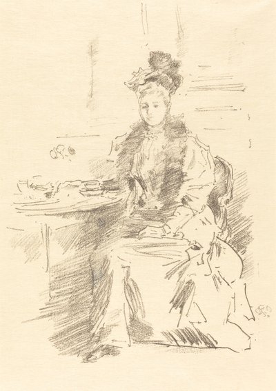 The Pretty New Yorker, 1894. tekijältä James Abbott McNeill Whistler