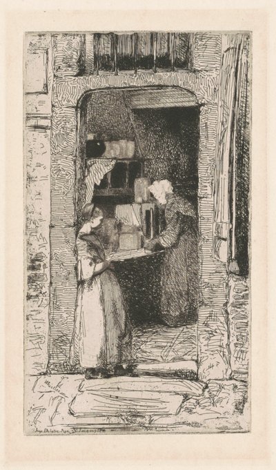 Sinapinmyyjä, 1858. tekijältä James Abbott McNeill Whistler