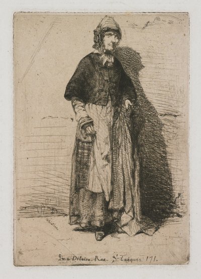 La Mère Gérard sarjasta Kaksitoista etsausta luonnosta tekijältä James Abbott McNeill Whistler