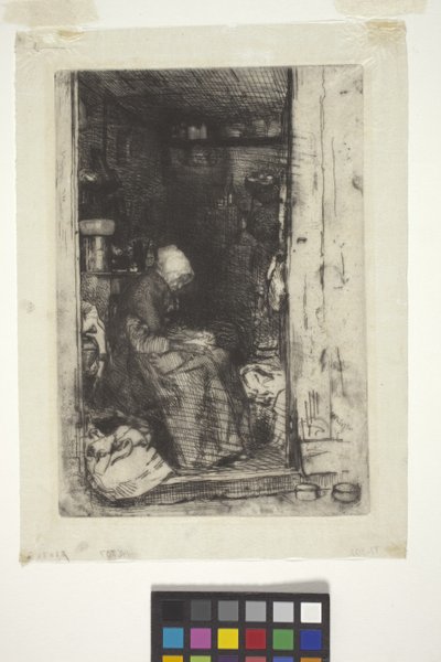 La Vielle Aux Loques (etsaus) tekijältä James Abbott McNeill Whistler