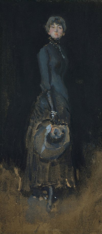 Lady in Grey, n. 1883. tekijältä James Abbott McNeill Whistler
