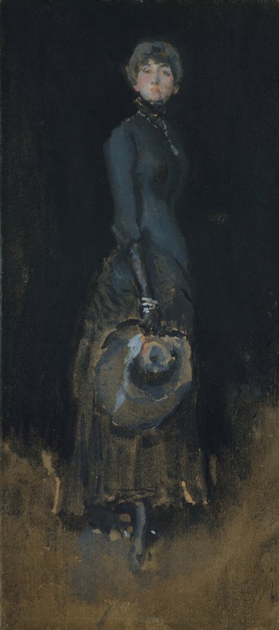 Lady in Grey, n. 1883. tekijältä James Abbott McNeill Whistler