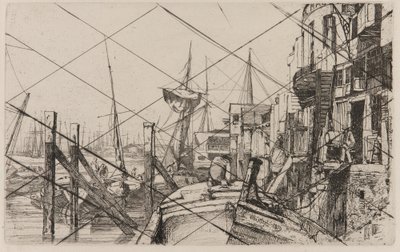 Limehouse, 1859. tekijältä James Abbott McNeill Whistler