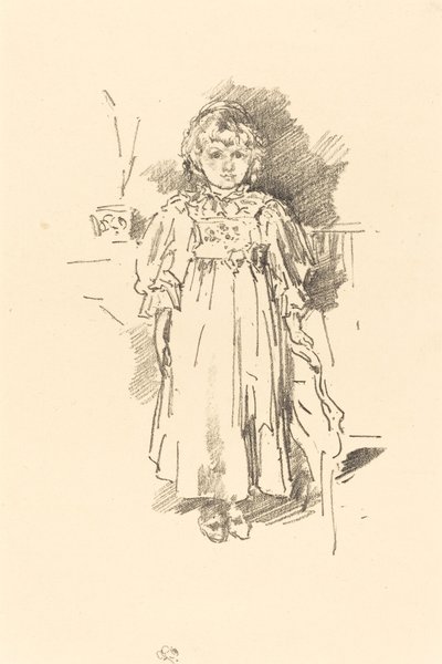 Pikku Evelyn, 1896. tekijältä James Abbott McNeill Whistler