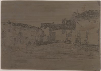 Liverdun. Un dels dotze aiguaforts de la natura, 1858. finlandès tekijältä James Abbott McNeill Whistler