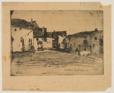 Liverdun aus Zwölf Radierungen aus der Natur tekijältä James Abbott McNeill Whistler