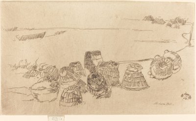 Lobster-Pots, c. 18801881. tekijältä James Abbott McNeill Whistler