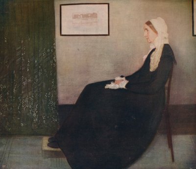 Äitini, 1871, c1915 tekijältä James Abbott McNeill Whistler