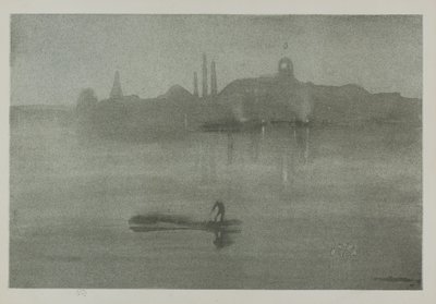 Nocturne, 1878, julkaistu 1887 tekijältä James Abbott McNeill Whistler