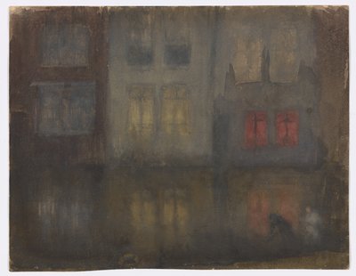 Nocturne: Back Canal, Hollanti tekijältä James Abbott McNeill Whistler