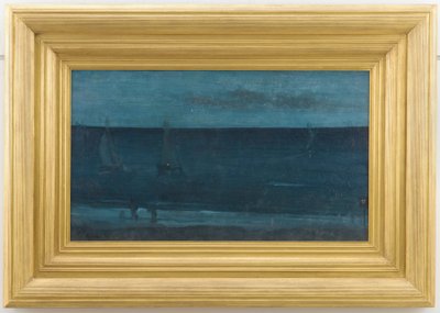 Nokturni: Sininen ja hopea - Bognor, 1871-1876. tekijältä James Abbott McNeill Whistler