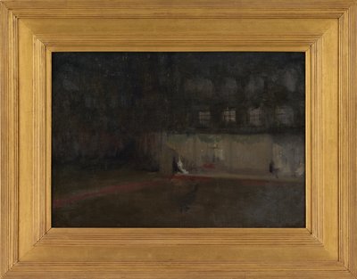 Nocturne: 1872-77 (öljy kankaalle). tekijältä James Abbott McNeill Whistler