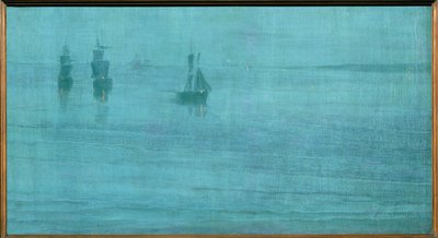 Nocturne, The Solent ... (maalaus kankaalle) tekijältä James Abbott McNeill Whistler