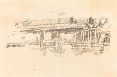 Old Battersea Bridge, 18791887. tekijältä James Abbott McNeill Whistler