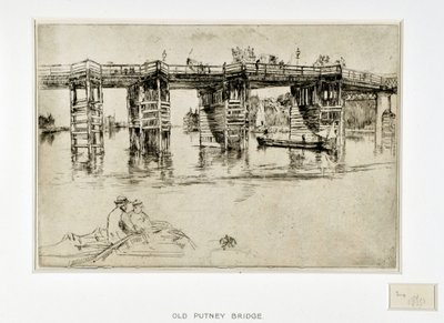 Vanha Putney Bridge tekijältä James Abbott McNeill Whistler