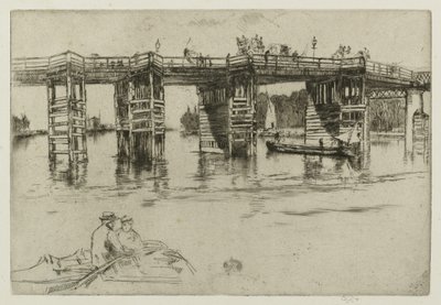 Vanha Putney Bridge tekijältä James Abbott McNeill Whistler
