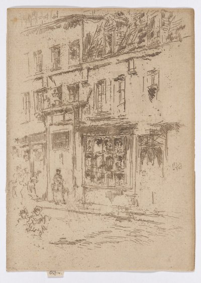 Petite Rue au Beurre, Bryssel tekijältä James Abbott McNeill Whistler