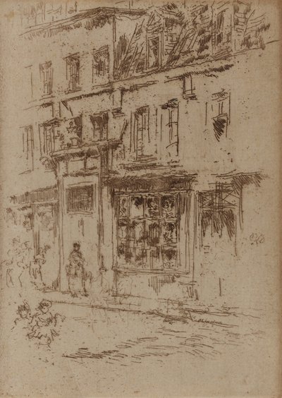Little Butter Street, Bryssel, 1887. tekijältä James Abbott McNeill Whistler