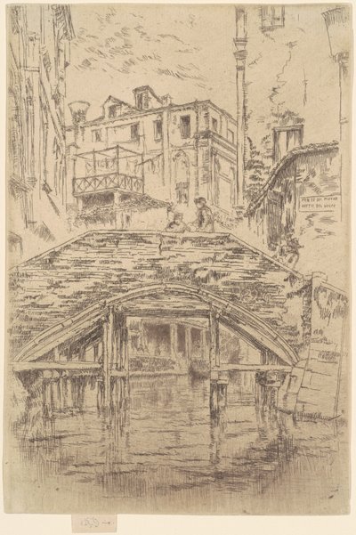 Piovan silta, 1879-1880. tekijältä James Abbott McNeill Whistler