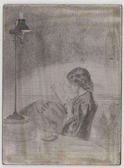 Lamppuvalon lukema, 1858. tekijältä James Abbott McNeill Whistler