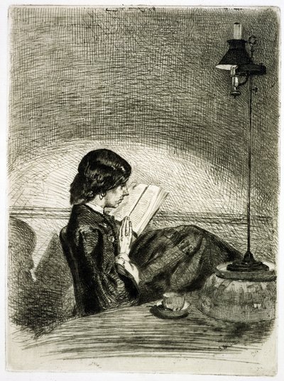 Lamppuvalon lukema, 1858 tekijältä James Abbott McNeill Whistler