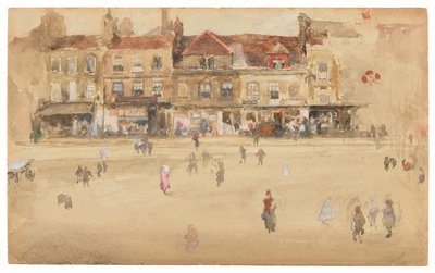 Punainen ja ruskea-Hoxton tekijältä James Abbott McNeill Whistler
