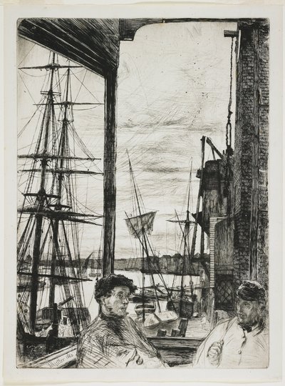 Rotherhithe tekijältä James Abbott McNeill Whistler