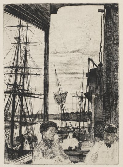 Rotherhithe tekijältä James Abbott McNeill Whistler
