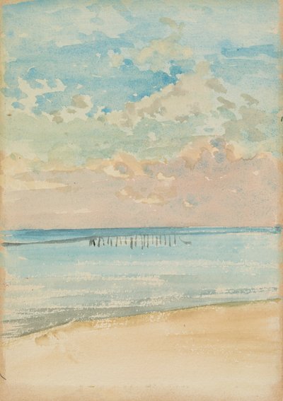 Southend - auringonlasku, 1882-1884. tekijältä James Abbott McNeill Whistler