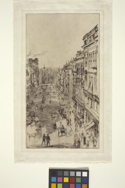 St. James Street (etsaus) tekijältä James Abbott McNeill Whistler