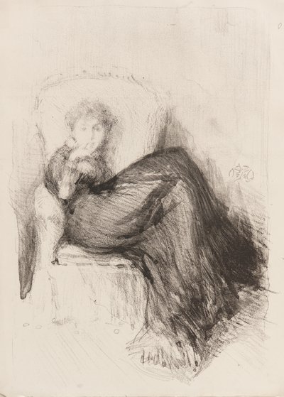 Tutkimus - Maude Seated, 1878. tekijältä James Abbott McNeill Whistler