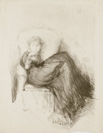 Tutkimus: Maud Seated, 1878 tekijältä James Abbott McNeill Whistler