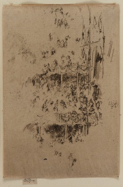Abbey Jubilee, 1887. tekijältä James Abbott McNeill Whistler