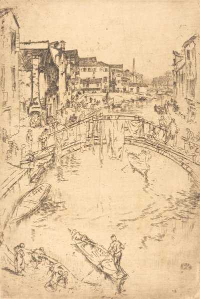 Silta, 18791880. tekijältä James Abbott McNeill Whistler