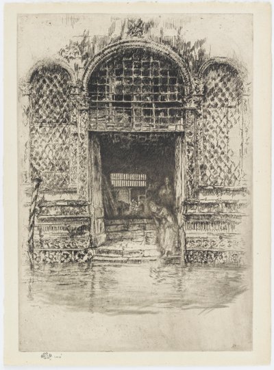 Ovikäytävä, 1879-1880. tekijältä James Abbott McNeill Whistler