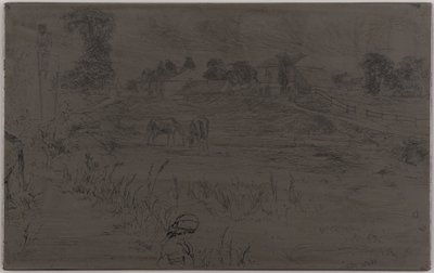 El paisatge amb el cavall, 1859. finlandès tekijältä James Abbott McNeill Whistler