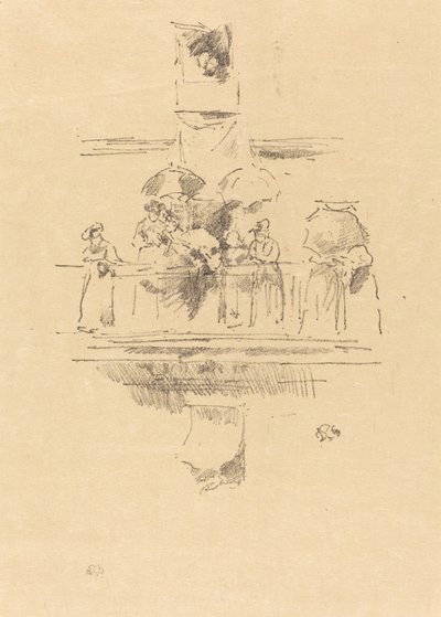 Pieni parveke, 1894. tekijältä James Abbott McNeill Whistler