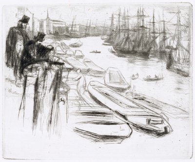 Pieni allas, nro 1 (etsaus) tekijältä James Abbott McNeill Whistler